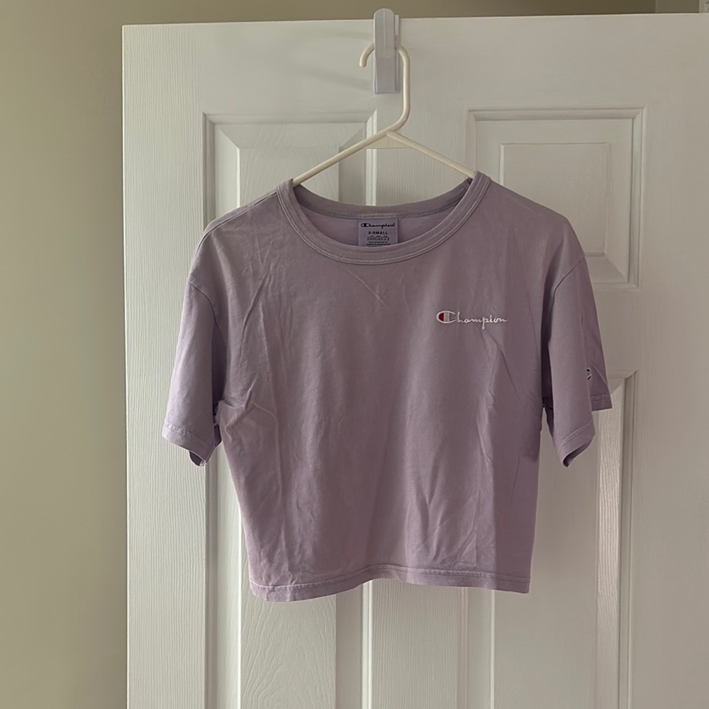 Champion Women's Lavender Crop Top